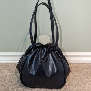 Vintage Handbag with Lucite Closure
